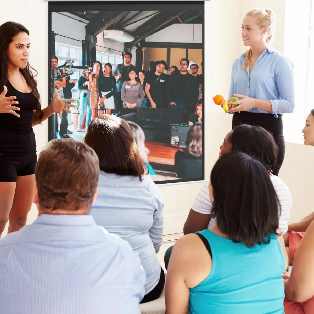 Sale - Pantalla de proyección 99'' Blanco Electrónicos