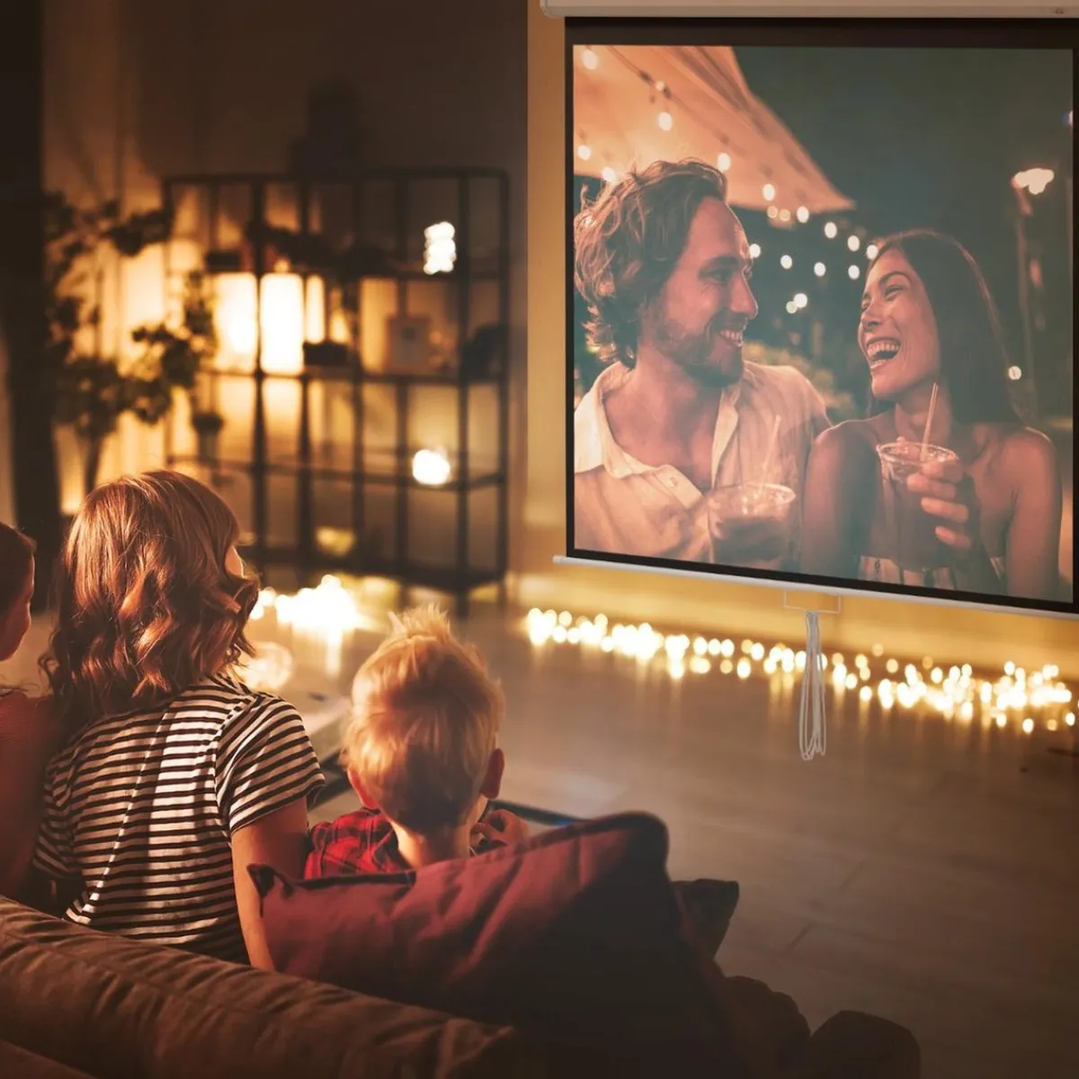 Sale - Pantalla de proyección 99'' Blanco Electrónicos