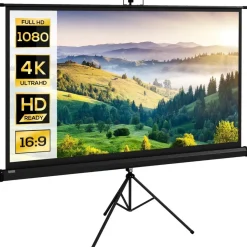 Online - Pantalla de proyección 84'' Negro Electrónicos