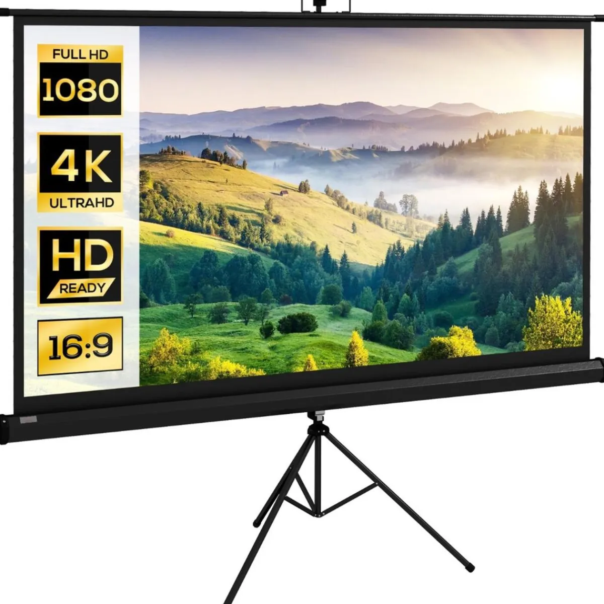 Online - Pantalla de proyección 84'' Negro Electrónicos