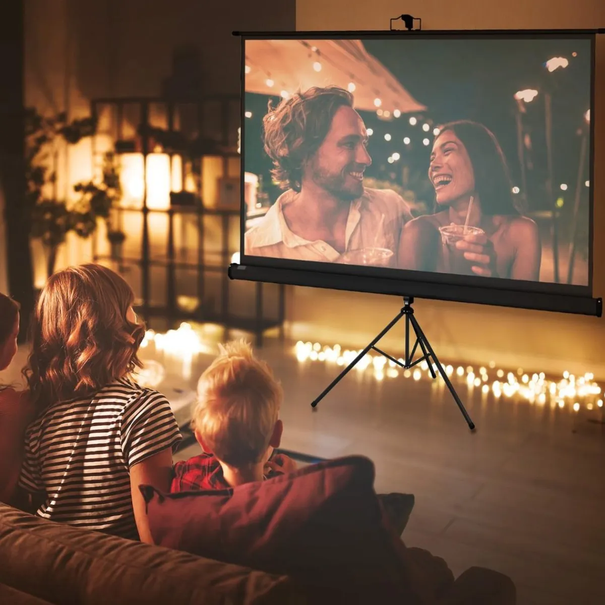 Online - Pantalla de proyección 84'' Negro Electrónicos