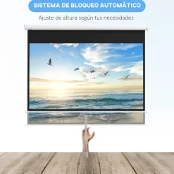 Discount - Pantalla de proyección 80'' Blanco Electrónicos