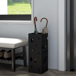 New - Paragüero Negro Estilo De Vida