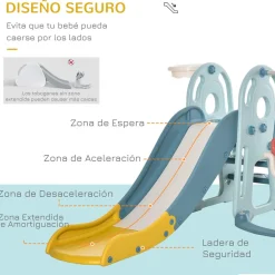 Clearance - Parque infantil de actividades 3 en 1 Columpios