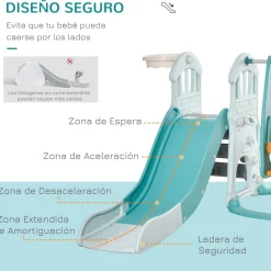 - Parque infantil de actividades 5 en 1*Homcom Outlet