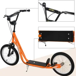 Hot - Patinete Ajustable Para Niños Naranja Patines Y Monopatines