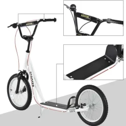 - Patinete Ajustable Para Niños Blanco*Homcom New