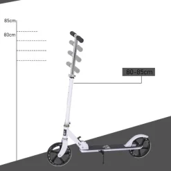 Sale - Patinete Infantil Plegable Blanco Motos Y Triciclos