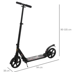 - Patinete Plegable Aluminio PP PU*Homcom Clearance