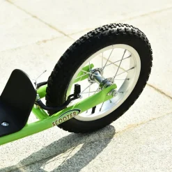 - Patinete Scooter Ajustable 2 ruedas Verde*Homcom Online