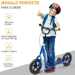 Clearance - Patinete Scooter Ajustable 2 ruedas Azul Patines Y Monopatines