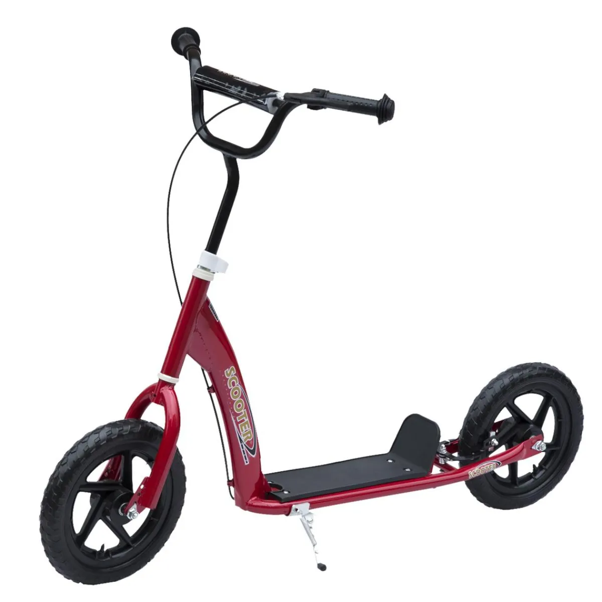 - Patinete Scooter Ajustable 2 ruedas Rojo*Homcom Sale