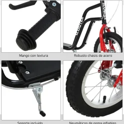 Sale - Patinete Scooter regulable Negro Patines Y Monopatines