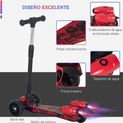 - Patinete Scooter plegable 3 ruedas*Homcom Outlet