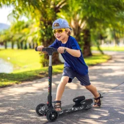 - Patinete scooter con efectos de luz y sonido*Homcom