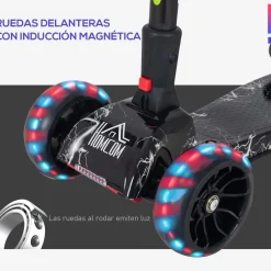 - Patinete scooter con efectos de luz y sonido*Homcom