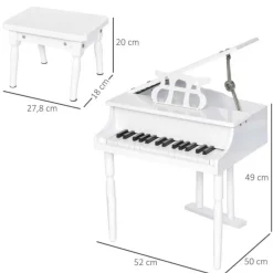 - Piano de Cola Electrónico 30 Teclas Música|Electrónicos