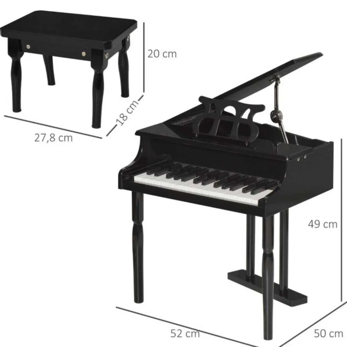 Outlet - Piano de Cola Electrónico 30 Teclas Música|Electrónicos