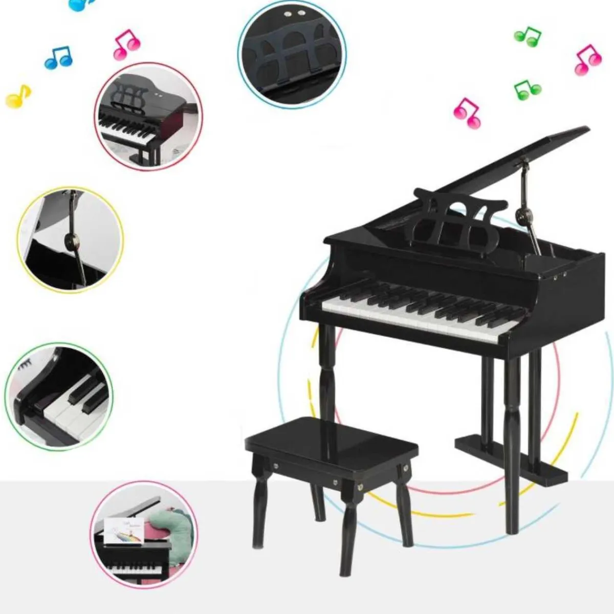 Outlet - Piano de Cola Electrónico 30 Teclas Música|Electrónicos
