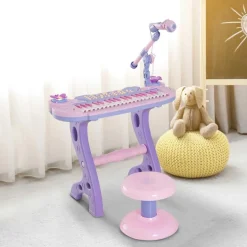 Discount - Piano Infantil 37 Teclas Rosa Música|Electrónicos