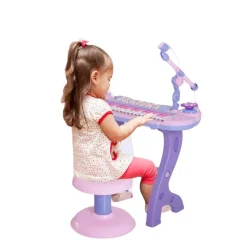 Discount - Piano Infantil 37 Teclas Rosa Música|Electrónicos