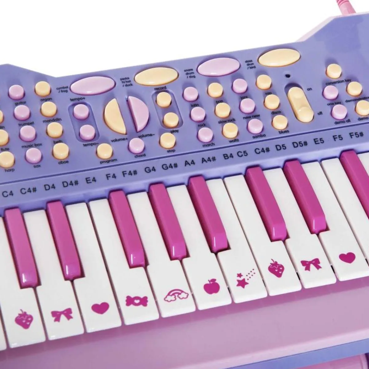 Discount - Piano Infantil 37 Teclas Rosa Música|Electrónicos