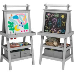 Online Homcom - Pizarra doble cara con caballete Steam|Arte Y Manualidades