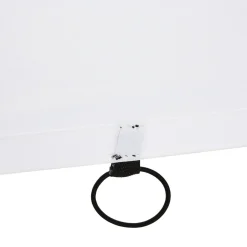 Hot - Portería de fútbol con lona de entrenamiento Blanco Deportes