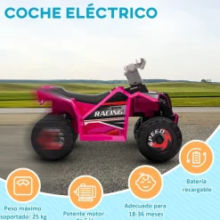 - Quad eléctrico batería 6 V*Homcom Online