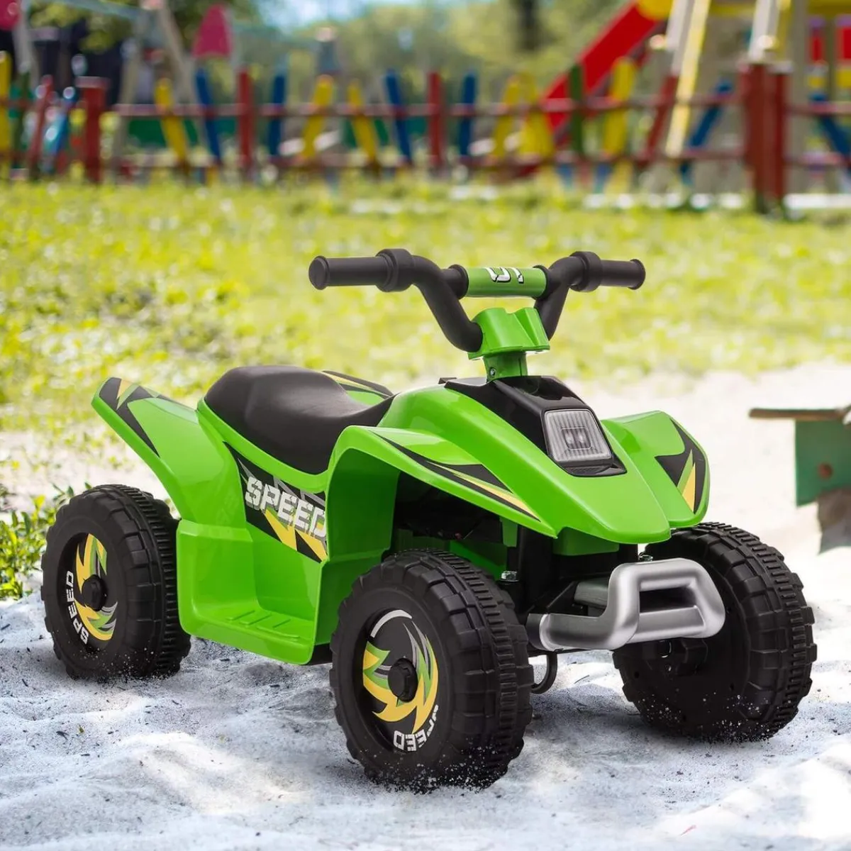 - Quad Eléctrico Batería 6V Verde*Homcom Discount