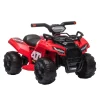 Discount - Quad eléctrico con faros LED rojo Vehículos De Batería O A Pedales