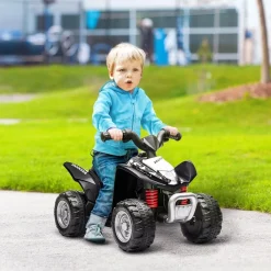 Sale Homcom - Quad eléctrico Honda Negro Vehículos De Batería O A Pedales