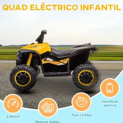 - Quad eléctrico infantil con música*Homcom Sale