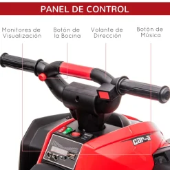 - Quad eléctrico 12V rojo*Homcom Hot