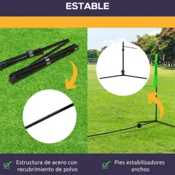 Homcom - Red con soportes y accesorios*SPORTNOW Outlet