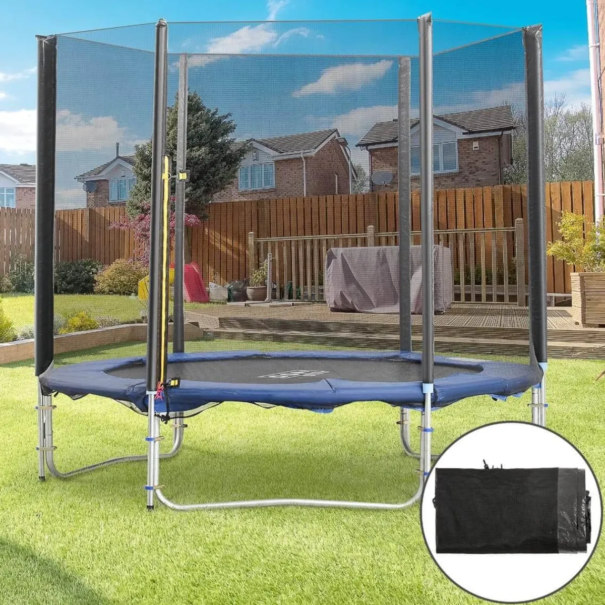 - Red seguridad para cama elástica 244 cm*Homcom Online