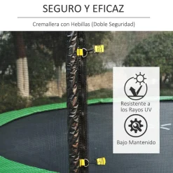 - Red seguridad para cama elástica 366 cm*Homcom Clearance