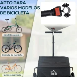 Sale - Remolque para bicicleta Negro Bicicletas