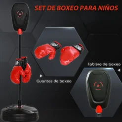 Homcom - Saco de boxeo infantil de pie 124 cm*AIYAPLAY