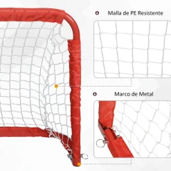 - Set de 2 porterías plegables de fútbol*Homcom