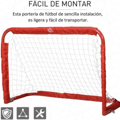 - Set de 2 porterías plegables de fútbol*Homcom