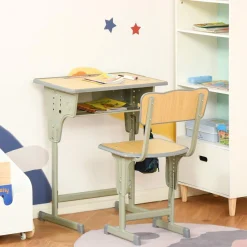 - Set Pupitre + Silla infantil Vintage*Homcom Discount