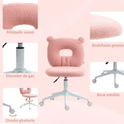 - Silla infantil de borreguito Rosa*Homcom Clearance