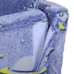 Homcom - Sillón infantil Azul brilla en la oscuridad*AIYAPLAY