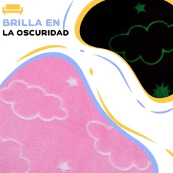 Outlet Homcom - Sillón infantil Rosa brilla en la oscuridad Estilo De Vida