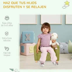 - Sillón infantil Verde*Homcom New