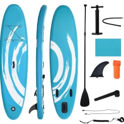 Homcom - Tabla de paddle surf hinchable Azul*Outsunny