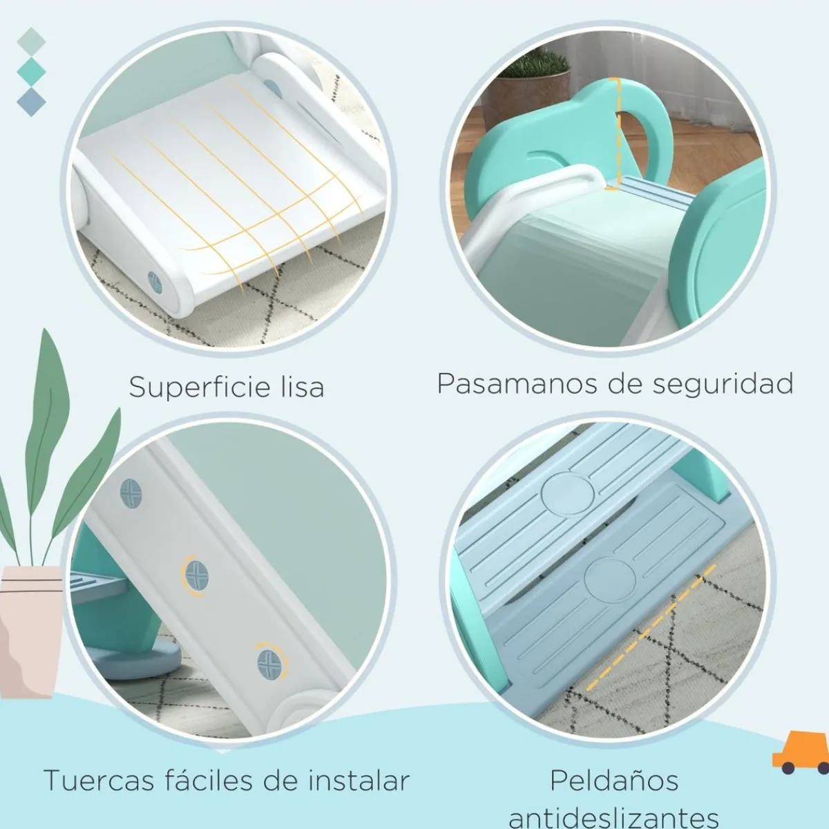 Sale - Tobogán de interior Benjamín Toboganes