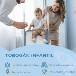 Clearance - Tobogán infantil azul Toboganes