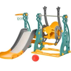 Discount - Tobogán infantil con columpio Toboganes